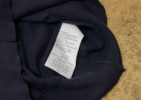 maison margiela elbow patch knit