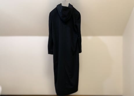 90s cashmere hoodie coat