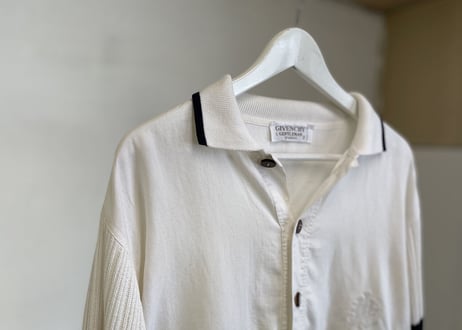80s givenchy linen cardigan