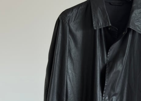 jilsander "初期" fake leather coat
