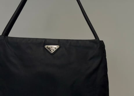prada nylon logo bag