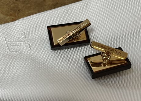 louis vuitton cufflinks shirt dead stock