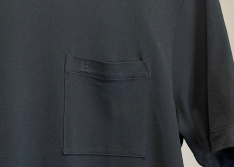 hermes 2025ss "H logo" saddle stitch pocket tops
