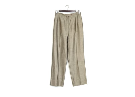 hermes silk trousers