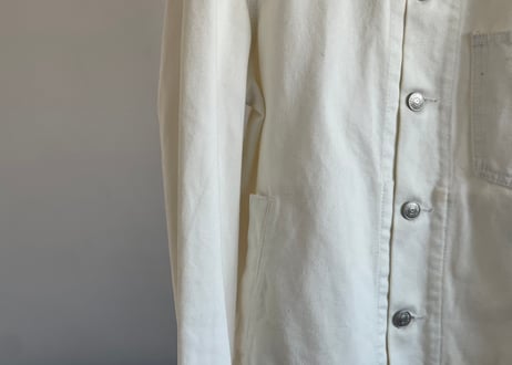 jilsander white denim jacket