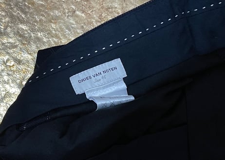 dries van notten stripe trousers