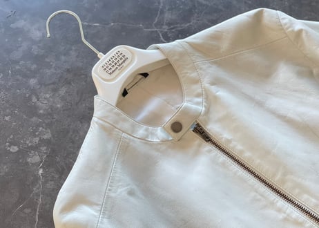 maison margiela leather jacket