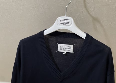 maison margiela 2018ss over size elbow patch knit