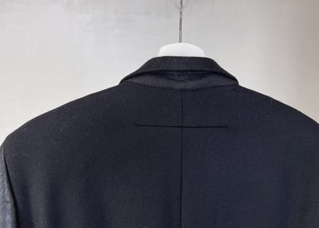 givenchy by riccardo tisci leather sleeve jacket
