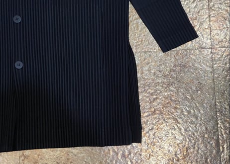homme plisse issey miyake pleats coat dead stock