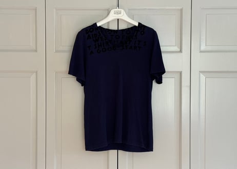 maison margiela "ここのえ期" AIDS t navy