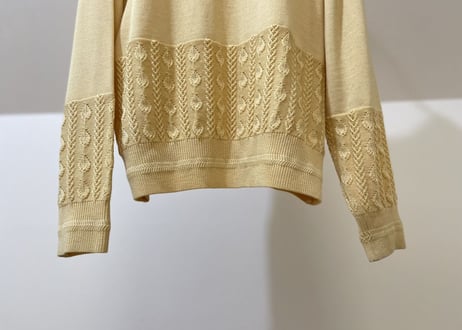 lanvin yellow knit