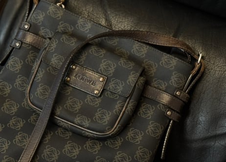 loewe anagram logo shoulder bag