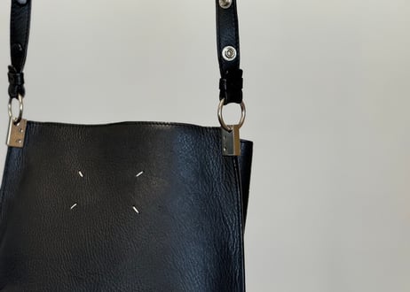 maison margiela leather shoulder bag