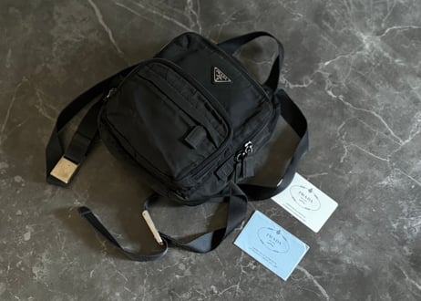 prada nylon back pack