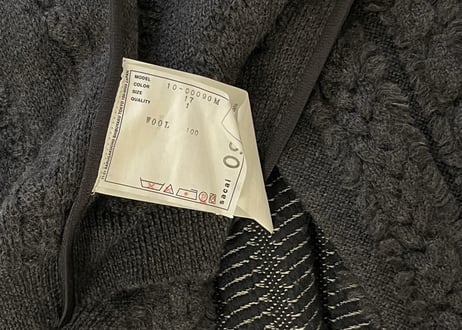 sacai knit jacket