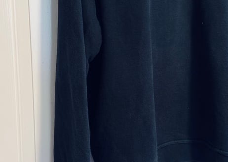 maison margiela 2021aw logo reverse over size hoodie