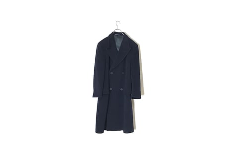 giorgio armani double chesterfield coat