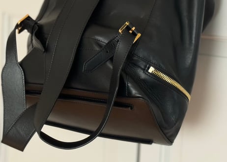 alexander mcqueen leather bag pack