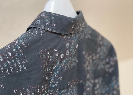 maison margiela flowered pattern shirt