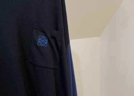 loewe 2020aw anagram logo knit