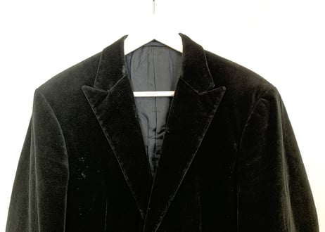jilsander velour jacket