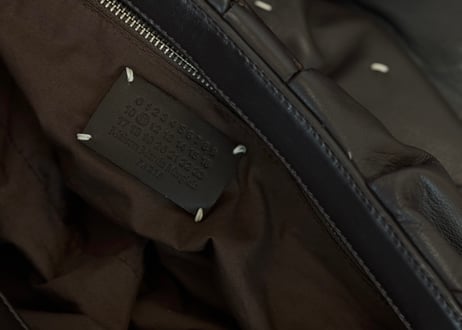 maison margiela "ここのえ最終期" leather chain shoulder bag