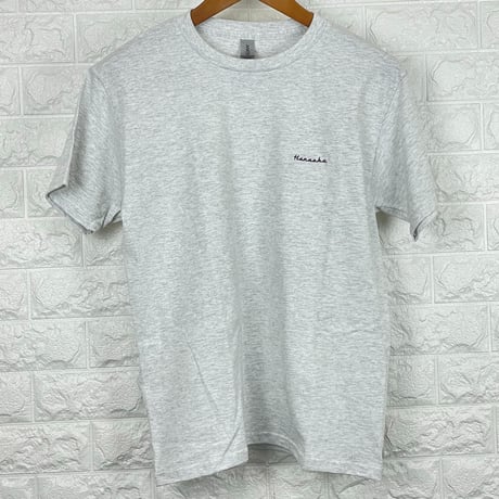 Hanaoka-ロゴユースＴシャツ【アッシュ】