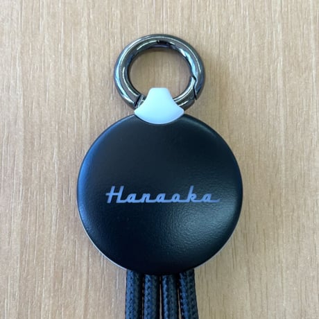 「Hanaoka 7色に光る!ナンデモ充電くん」キーホルダー型 充電ケーブル