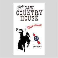 赤坂COUNTRY HOUSEステッカー