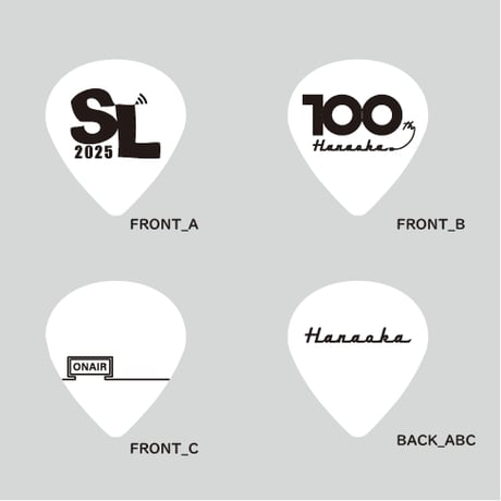 100th記念イベント「SoundLetter2025」ピック3枚セット