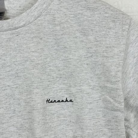 Hanaoka-ロゴユースＴシャツ【アッシュ】