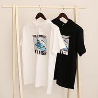 "タチウオ"フードTEE