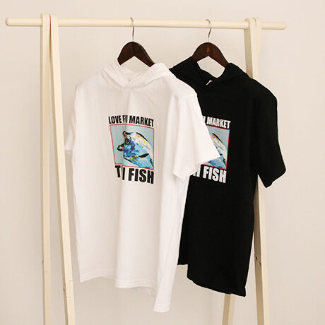 "タチウオ"フードTEE