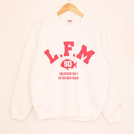 "L.F.M"Red sea bream裏起毛クルーネックスウェット