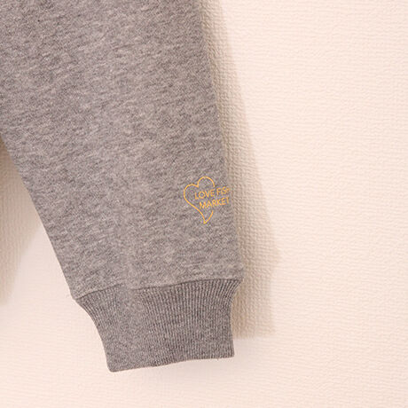 "L.F.M"Red sea bream裏起毛クルーネックスウェット