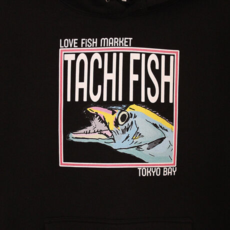 【再販】"TACHI FISH"裏起毛スウェットPOパーカー