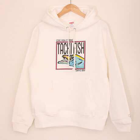 【再販】"TACHI FISH"裏起毛スウェットPOパーカー