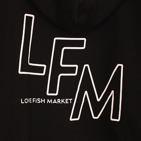 "LFM"BIG-ROGO裏起毛フルジップパーカー