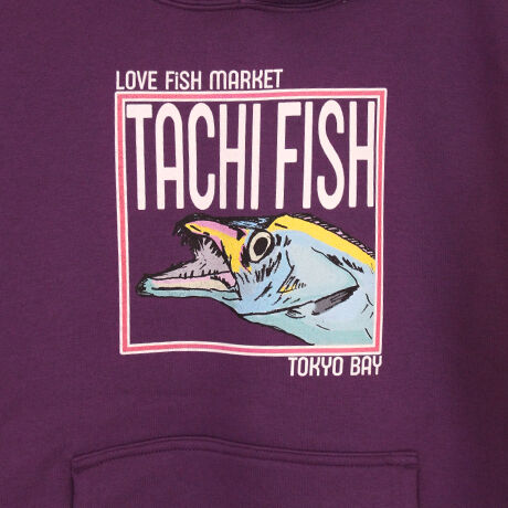 【再販】"TACHI FISH"裏起毛スウェットPOパーカー