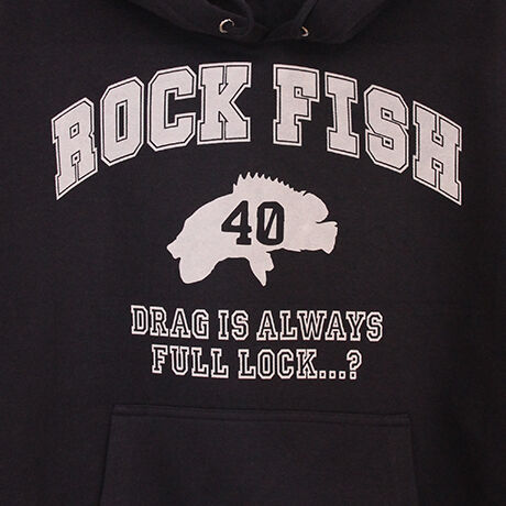 "ROCK FISH"裏起毛スウェットPOパーカー