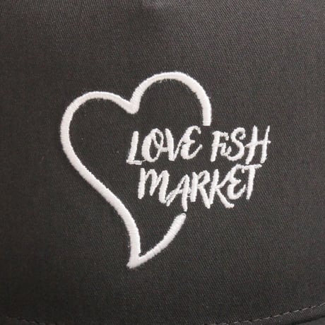 "LFMロゴ"刺繍フラットバイザーメッシュ