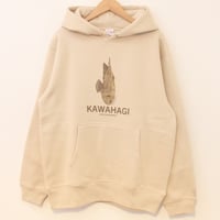 【再販】"カワハギ"裏起毛スウェットPOパーカー