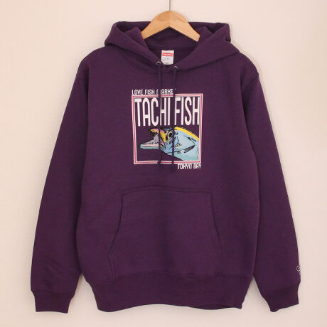 【再販】"TACHI FISH"裏起毛スウェットPOパーカー