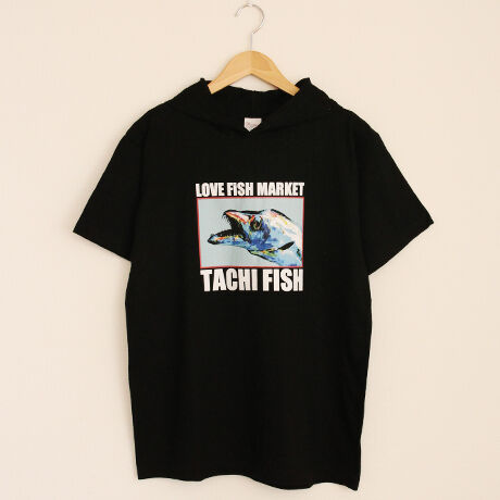 "タチウオ"フードTEE