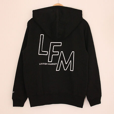 "LFM"BIG-ROGO裏起毛フルジップパーカー