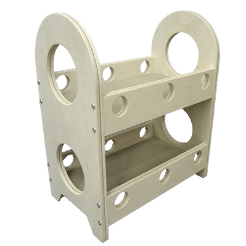 Catlog_Board 爪とぎベッド付き 爪とぎ猫ベッド 2段タイプ | フクネコ倶楽部