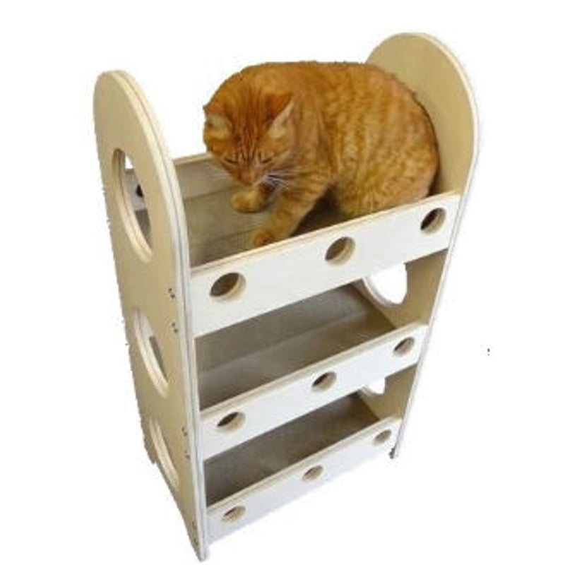 【fuz様】猫の爪研ぎ　サークル三段 爪とぎ猫ベッド 3段タイプ | フクネコ倶楽部