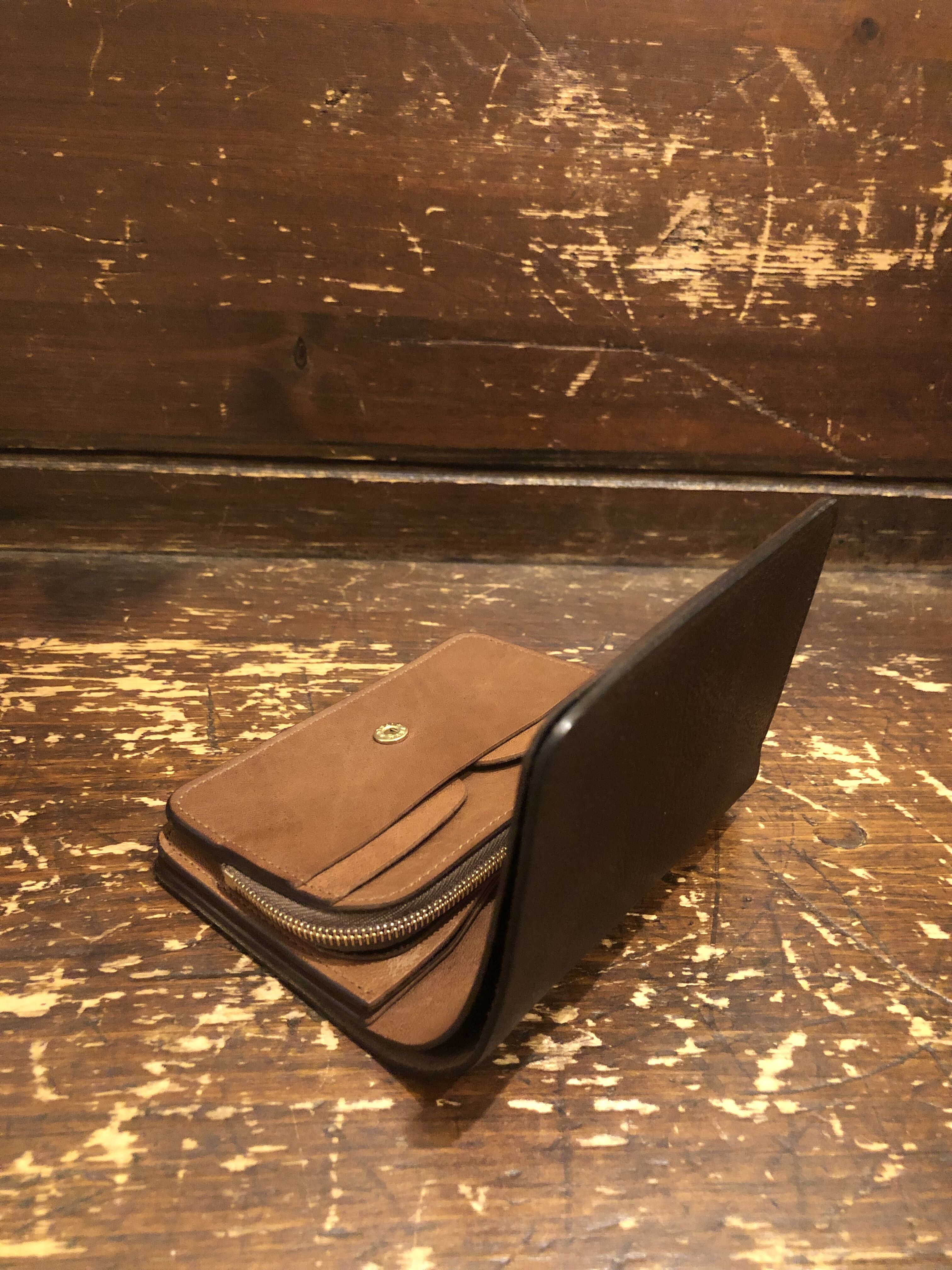 forme short wallet flp-26 ダークブラウン tigres flp-26 Short wallet / Tigres dark brown x SHF |