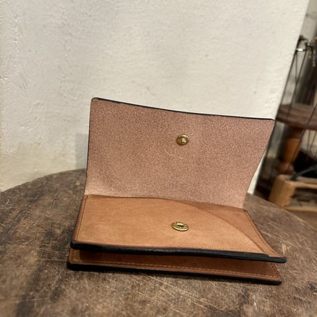 forme : flp-19 Card case/ Bridle leather /black